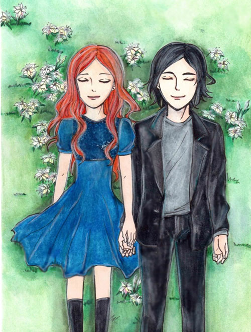 lily evans and severus snape by kzira-d4bfc3o
